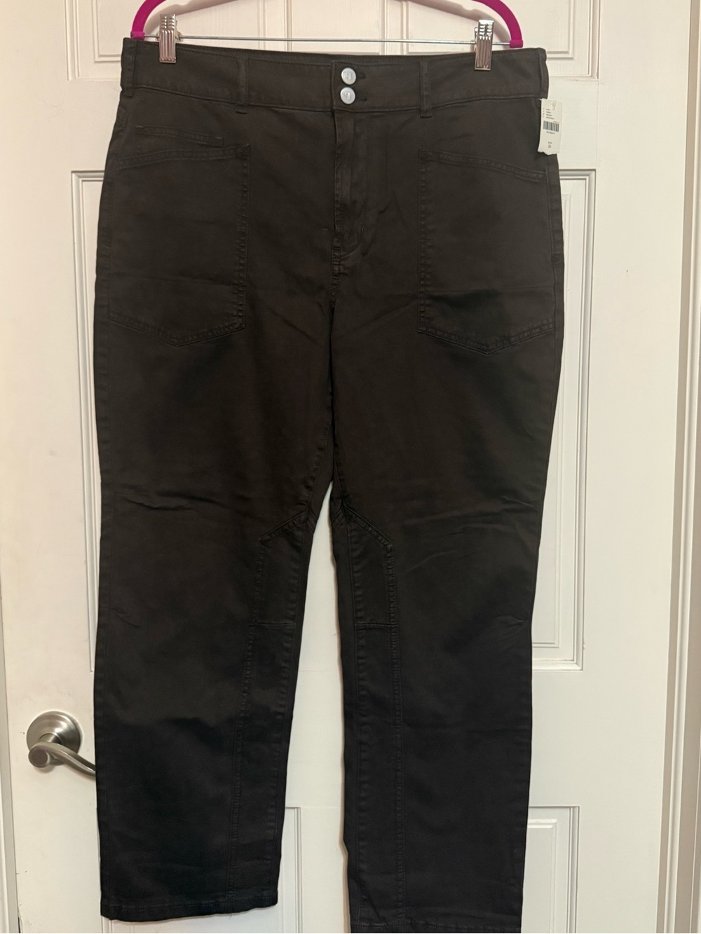 Pilcro Brown Wanderer Mid-Rise Utility Pant
